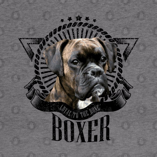 Boxer dog by Nartissima